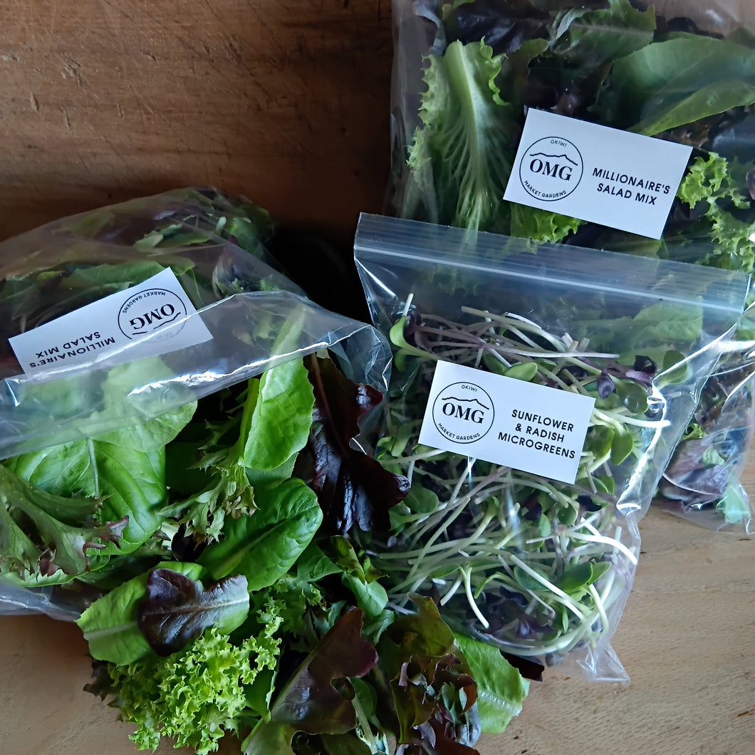 PENZANCE/DUNCAN BAY - $15 Salad Pack + $5 Delivery via Post, THURSDAYS.