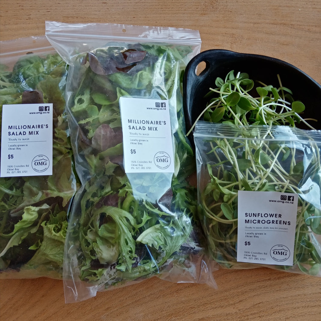 HAVELOCK - $15 Salad Pack - FREE Delivery to OMG Locker at Bow To Stern, THURSDAY 3PM.